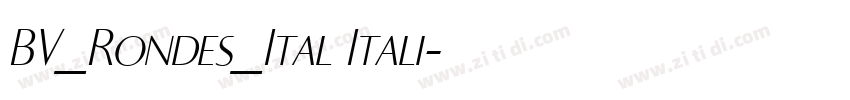 BV_Rondes_Ital Itali字体转换